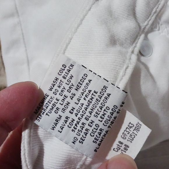 NWOT l.e.i. Low Rise White Denim Shorts Sz 5 juniors - Picture 14 of 14